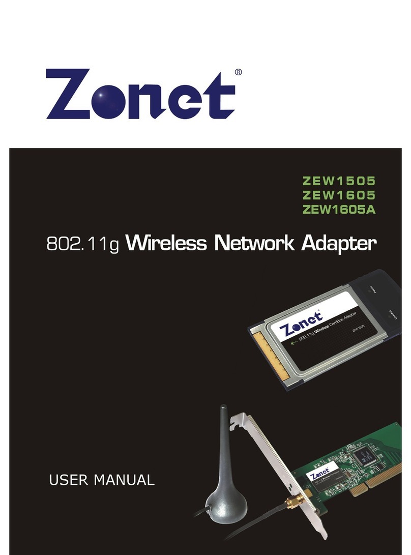 Zonet ZEW105A user manual