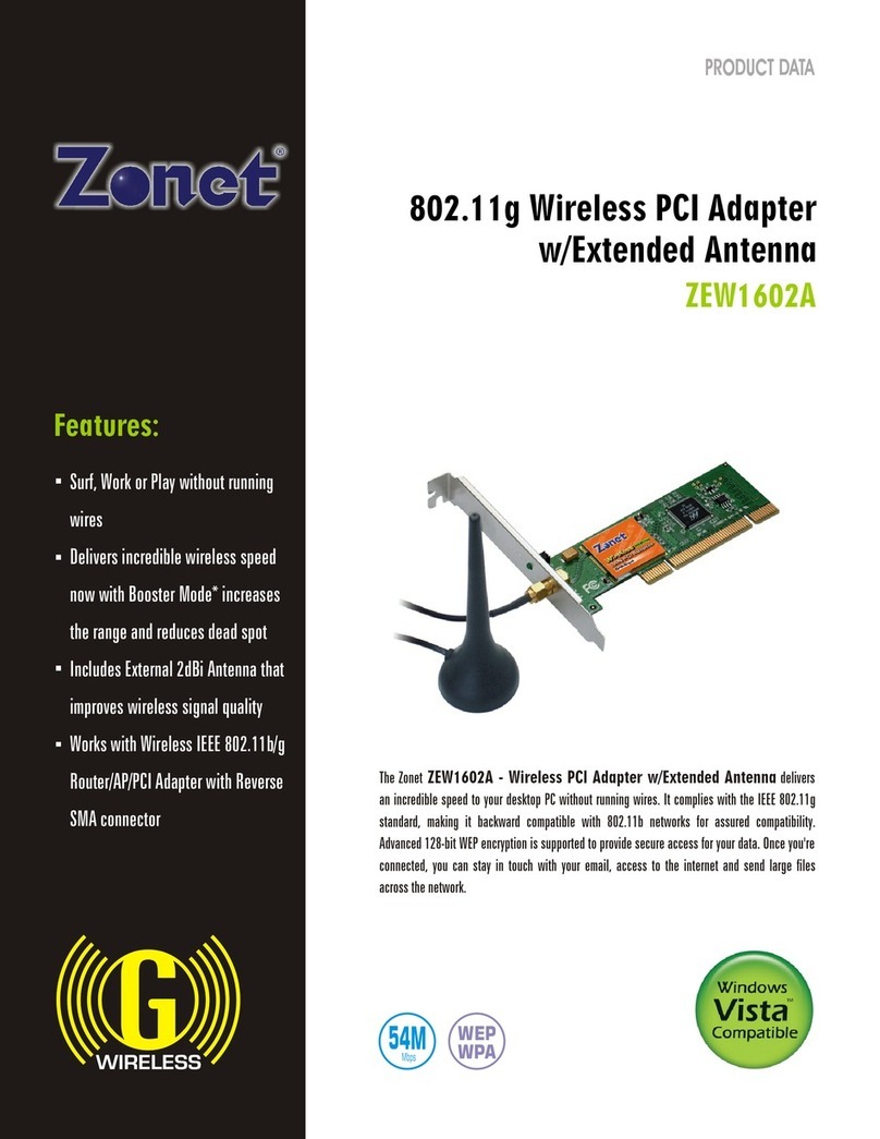 Zonet ZEW1602A Product data