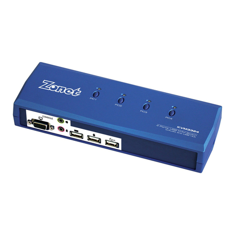 Zonet KVM3324 User manual Zonet KVM3324 User manual