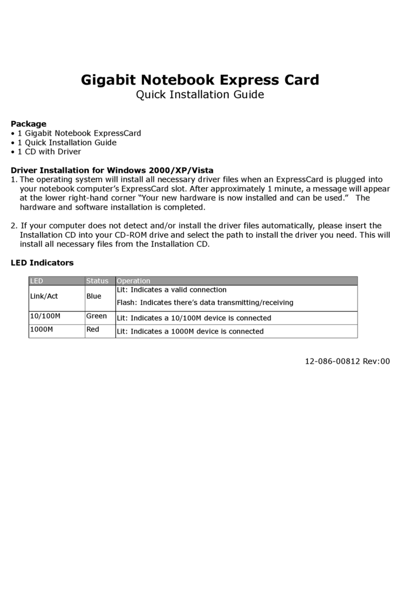 Zonet ZEN1220E - QUICK INSTALLATION GUIDE REV Quick installation guide