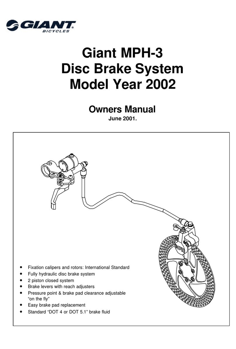 Giant MPH-3 - MODEL YEAR 2002 owner's manual