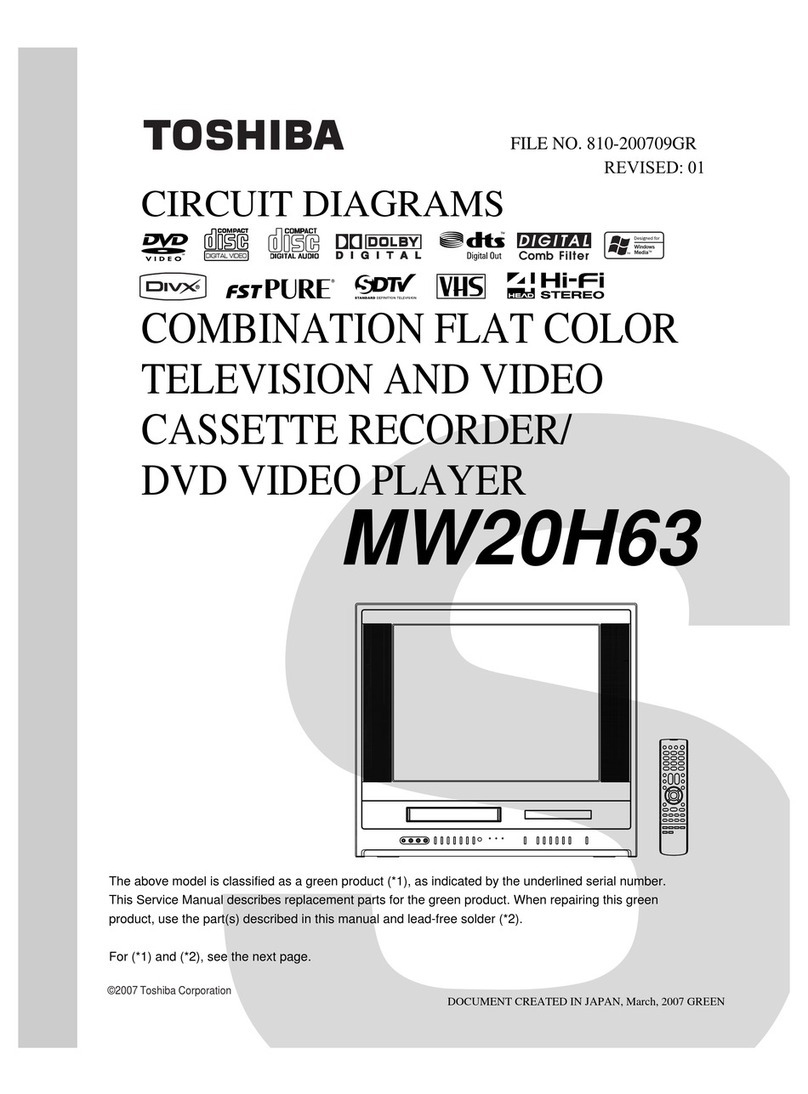 Toshiba MW20H63 Service manual