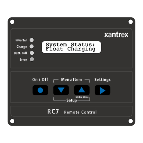 Xantrex RC7 - REV 1 Setup guide