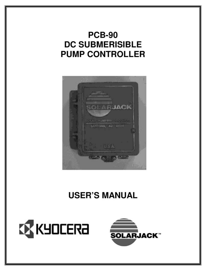 SOLARJACK PCB-90 User manual
