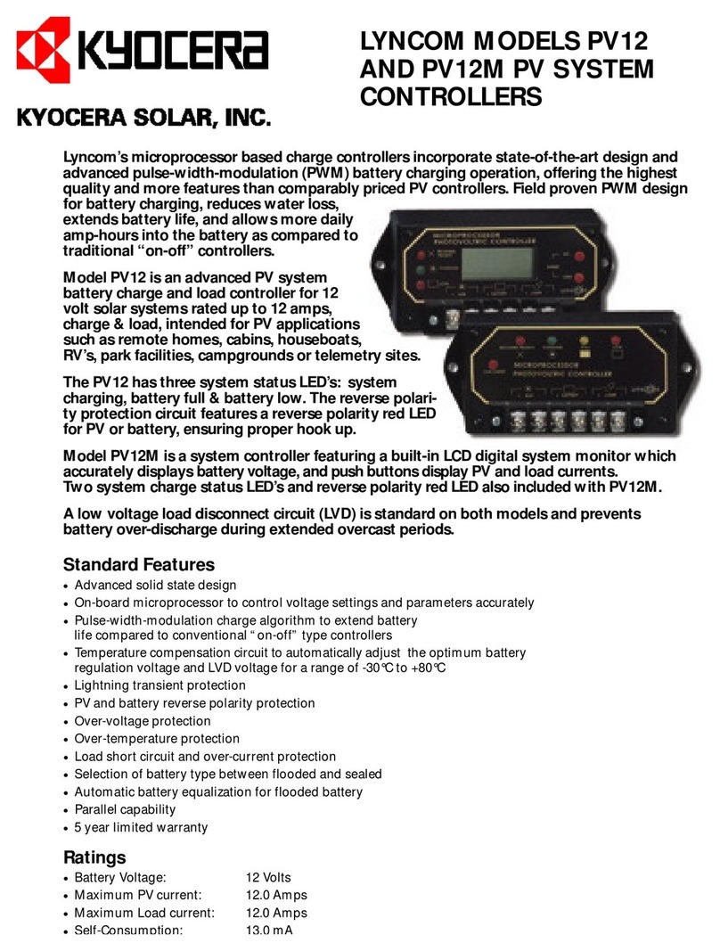 Kyocera LYNCOM PV12 datasheet
