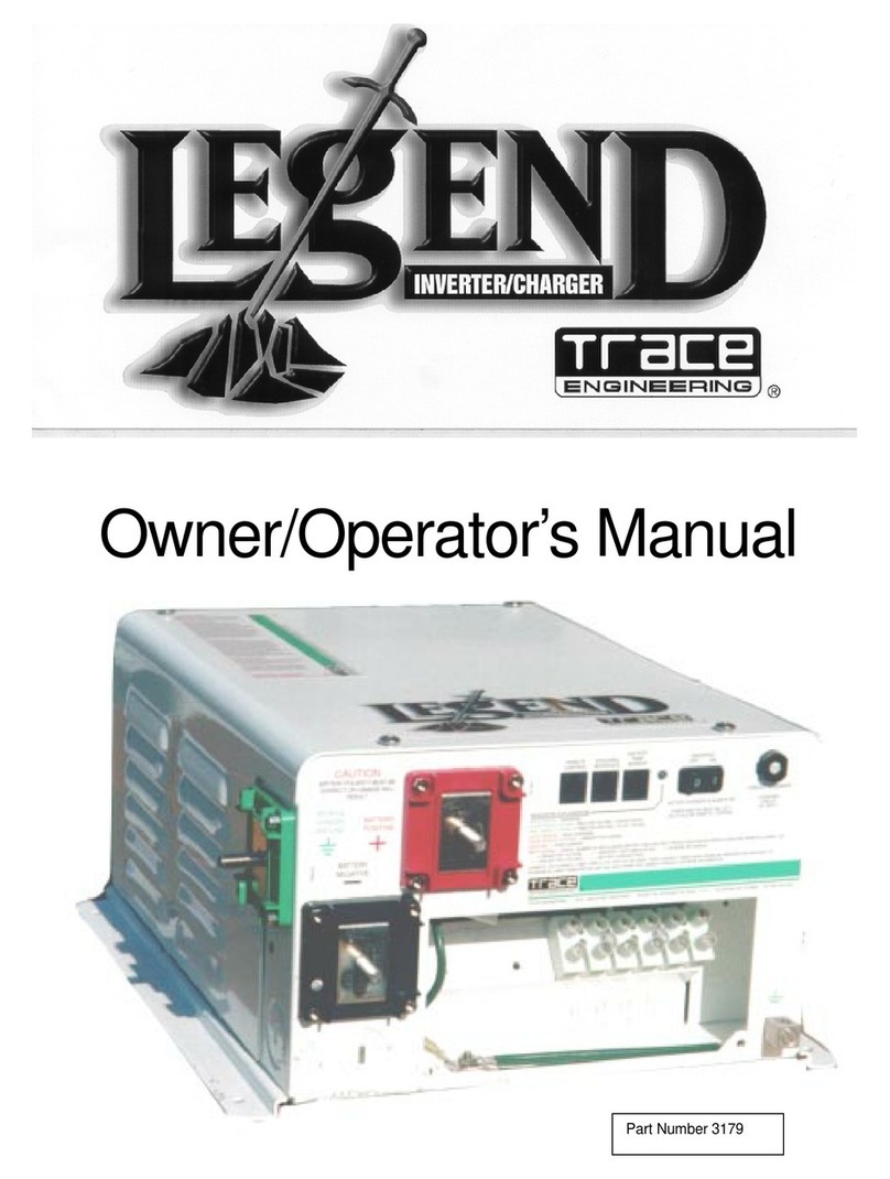 Trace Engineering LEGEND II User manual