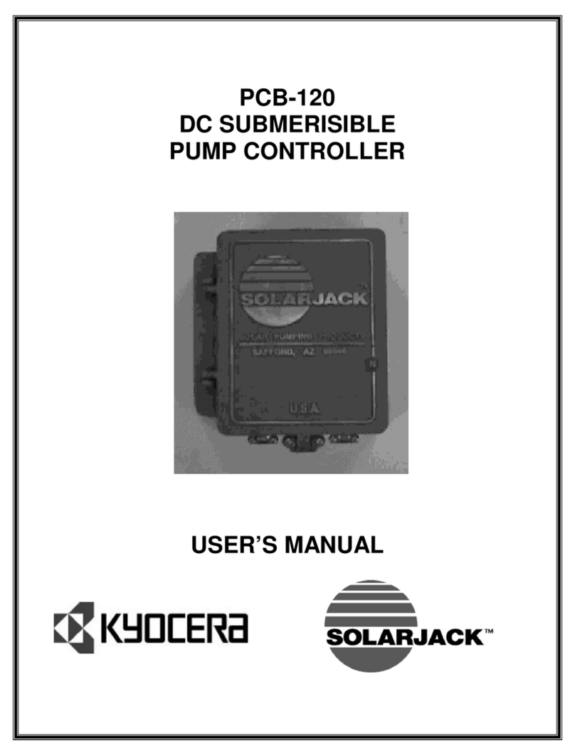 SOLARJACK PCB-120 User manual
