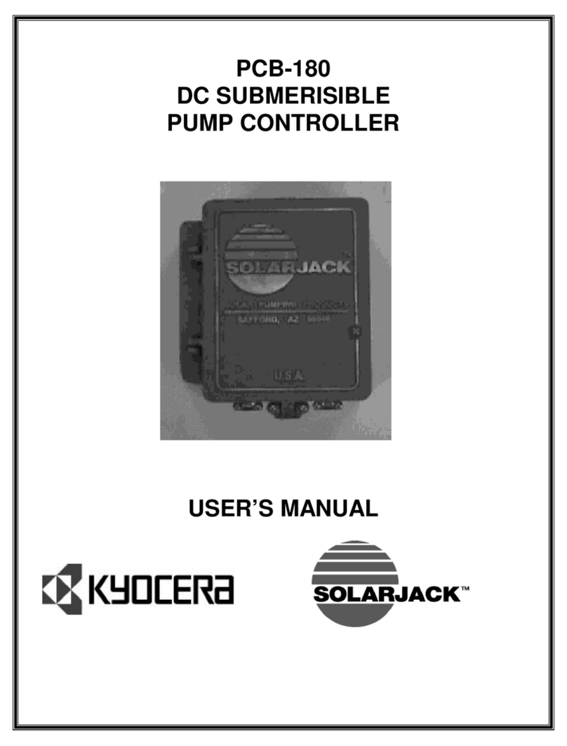 SOLARJACK PCB-180 user manual