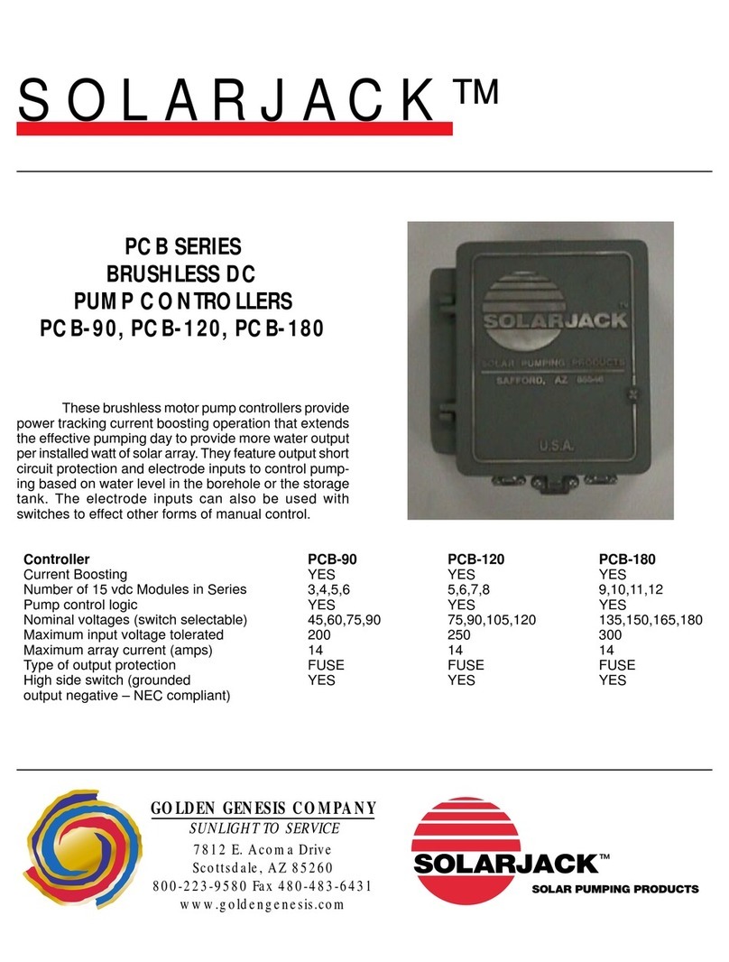 SOLARJACK PCB-120 User manual