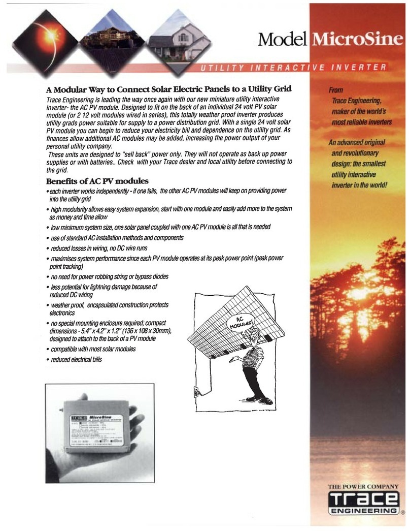 Trace Engineering MICROSINE datasheet