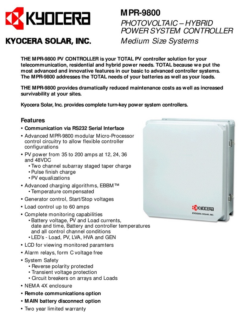 Kyocera MPR-9800 datasheet