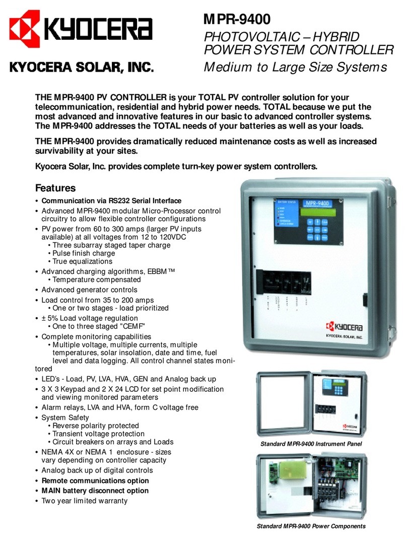 Kyocera MPR-9400 datasheet