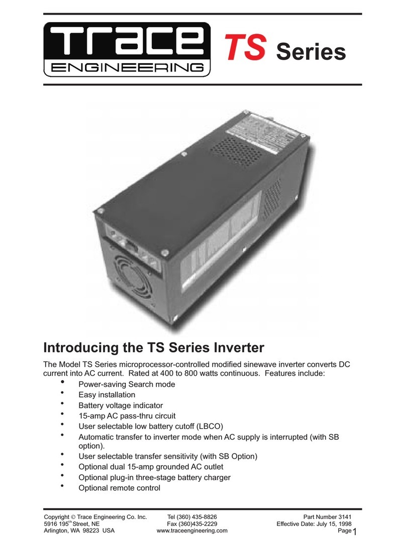 Trace Engineering TS - User manual