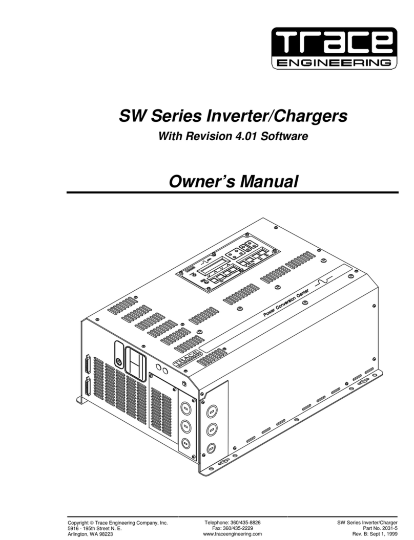 Trace Engineering SW II - REV 4.01 User manual