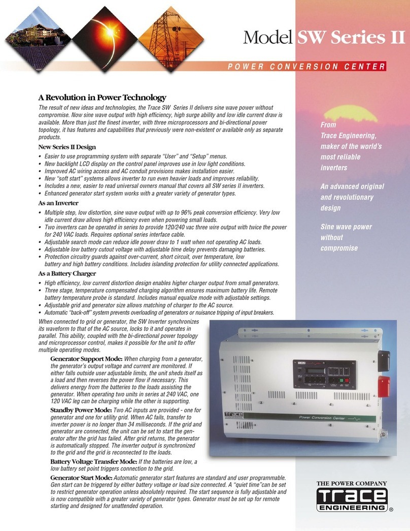Trace Engineering SW2612E datasheet