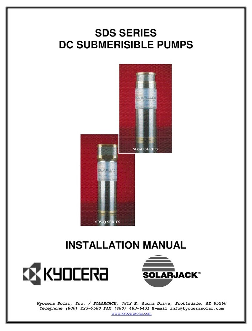 SOLARJACK SDS User manual