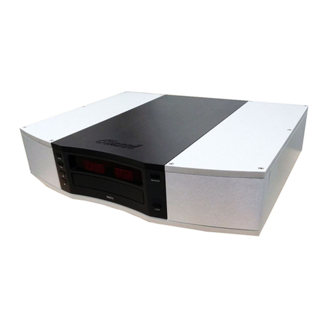 Classe Audio Omega SACD2 owner's manual