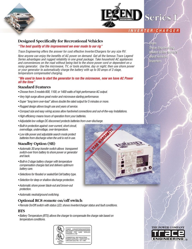 Trace Engineering LEGEND I User manual