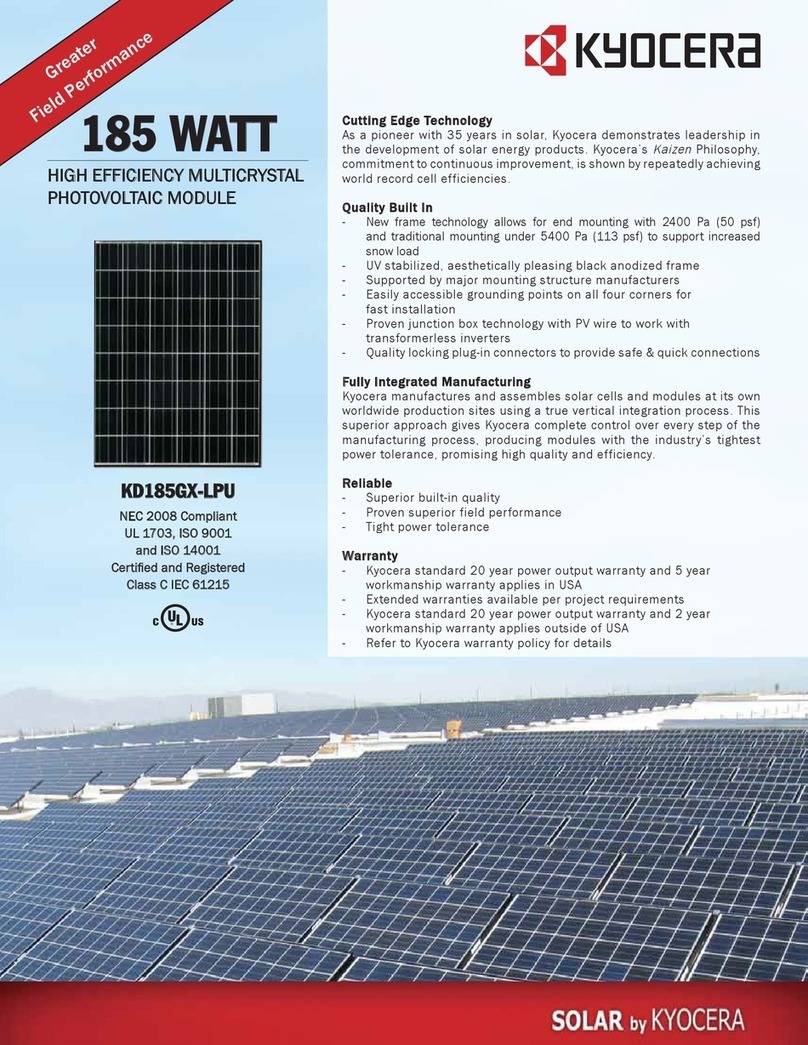 Kyocera KD185GX-LPU User manual