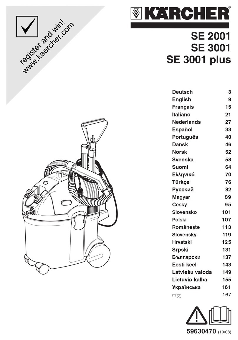 Kärcher SE 2001 User manual