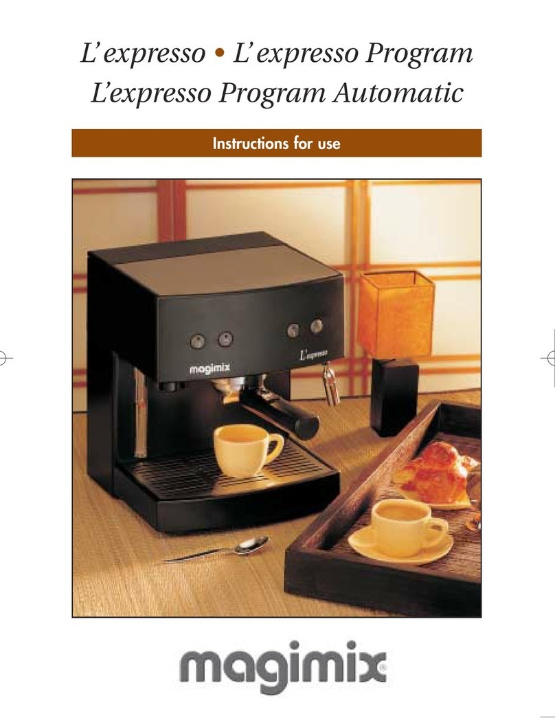 MAGIMIX L EXPRESSO User manual