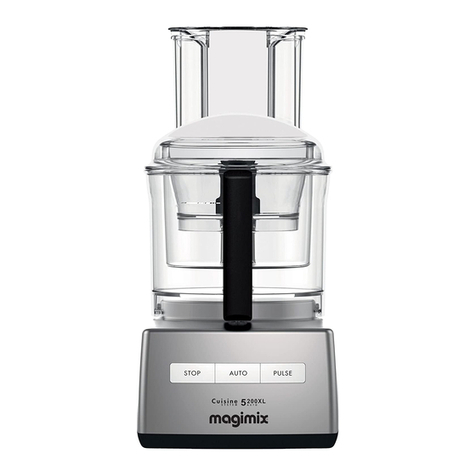 MAGIMIX CUISINE 5200 Instructions for use and recipes MAGIMIX CUISINE 5200 Instructions for use and recipes