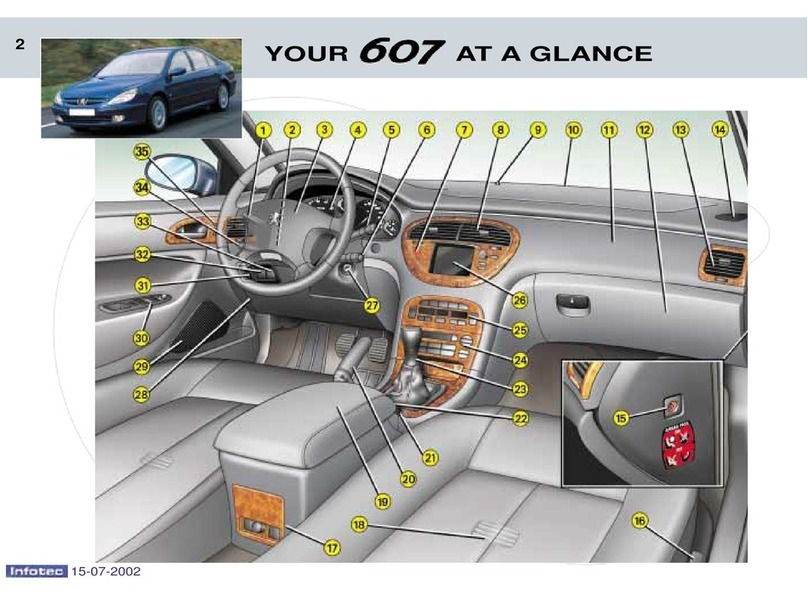 PEUGEOT 607 manual