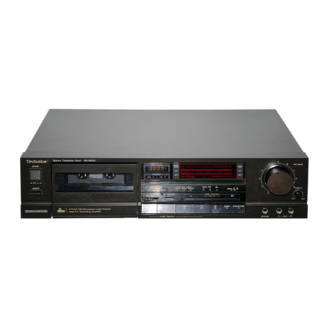 Technics RS-B605 User manual