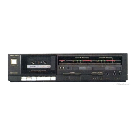 Technics RS-B10 User manual