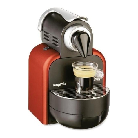 MAGIMIX M100 Nespresso Essenza instruction manual