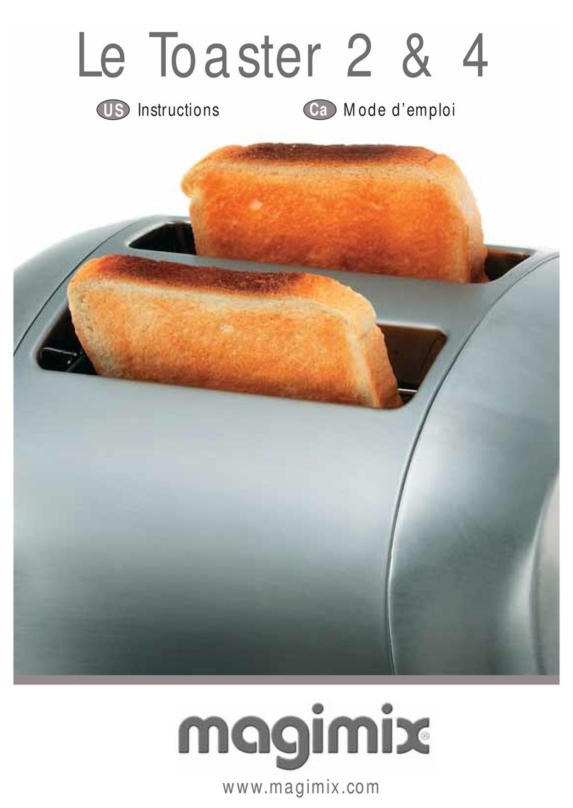 MAGIMIX LE TOASTER 2 instructions