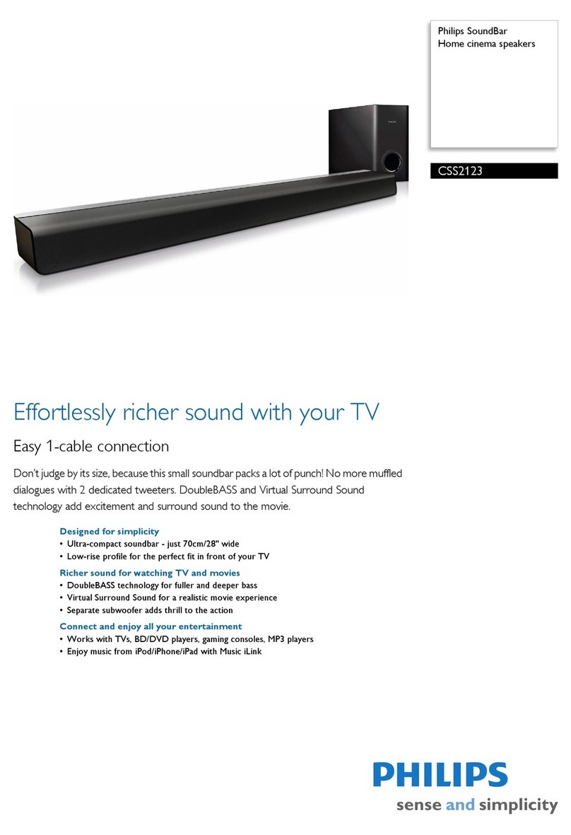 Philips CSS2123/F7 User manual