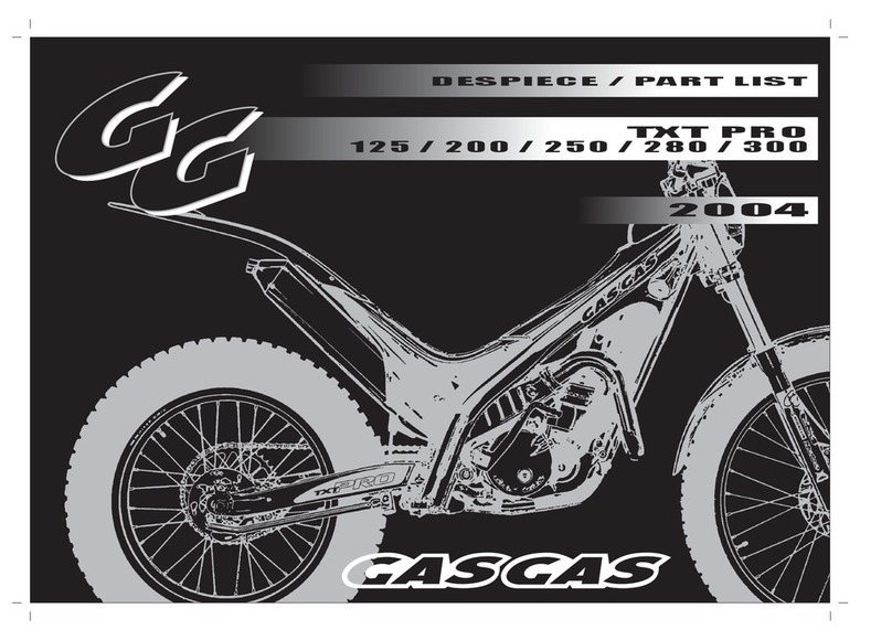 GAS GAS TXT PRO - 2004 User manual