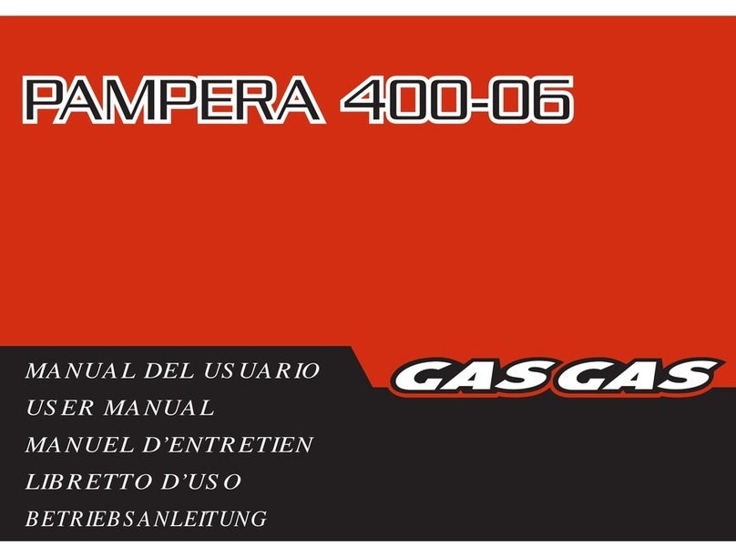 GAS GAS PAMPERA 400 - 2006 User manual