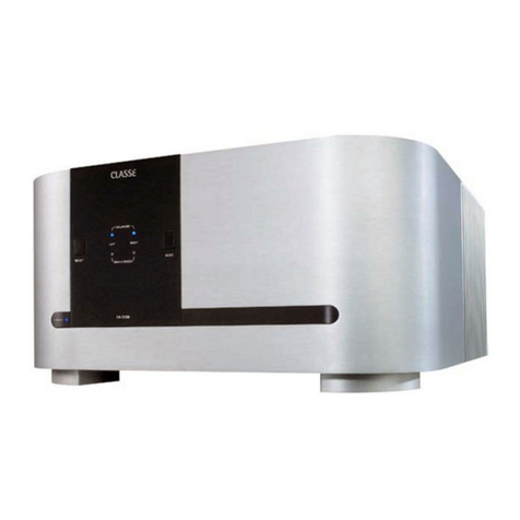 Classe Audio CA-2200 User manual
