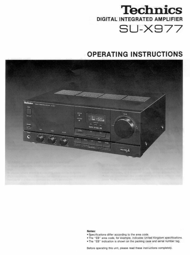 Technics SU-X977 User manual