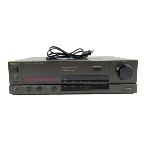 Technics SU-V98 - SERVICE User manual Technics SU-V98 - SERVICE User manual
