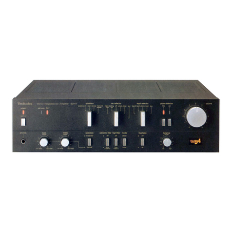 Technics SU-V7 User manual Technics SU-V7 User manual