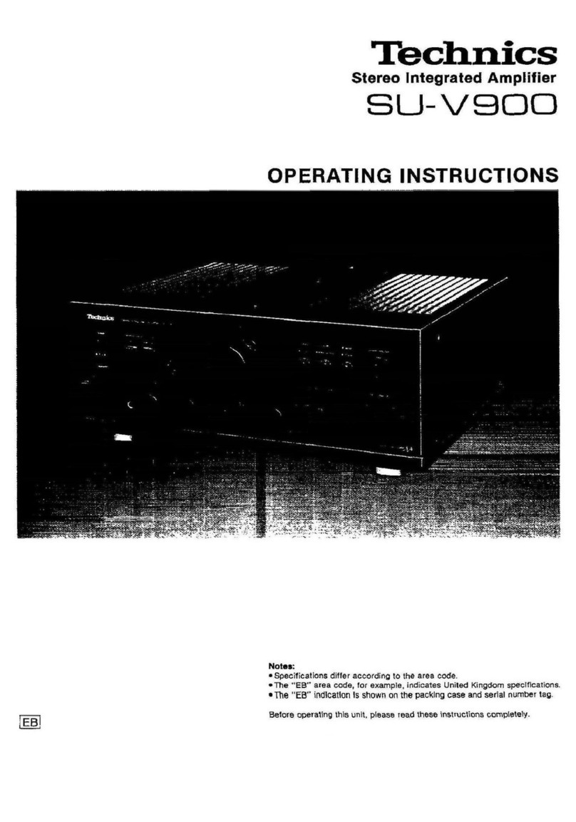 Technics SU-V900 User manual