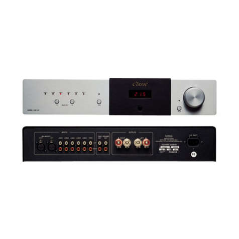 Classe Audio CAP-101 owner's manual