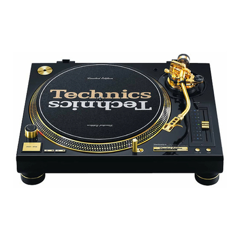 Technics SL-1210M5G operating instructions
