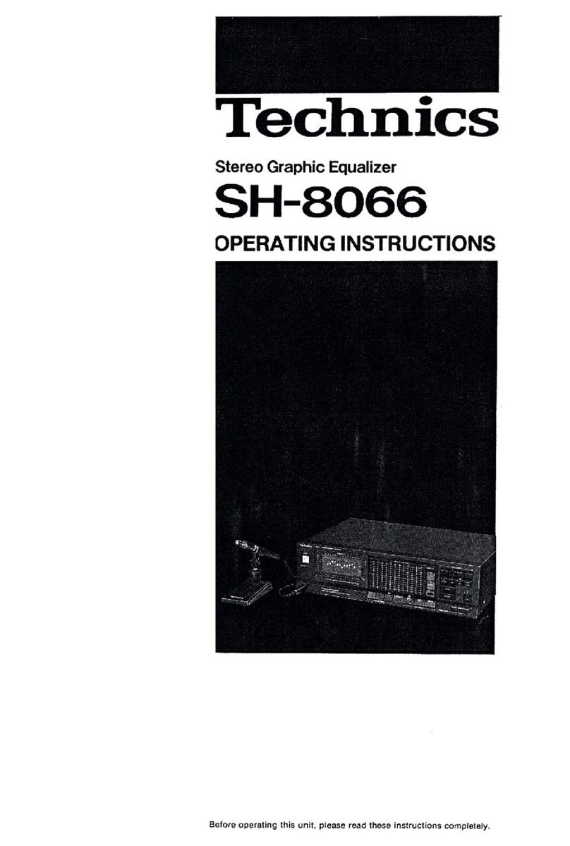 Technics SH-8066 operating instructions