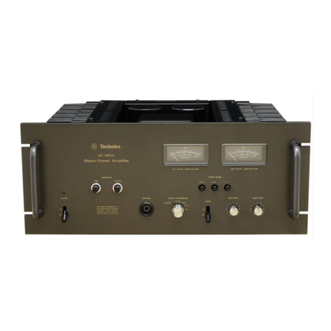 Technics SE-9600 User manual