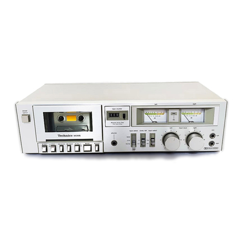 Technics RS-M205 - SERVICE User manual