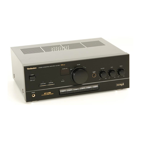 Technics RS-X120 operating instructions