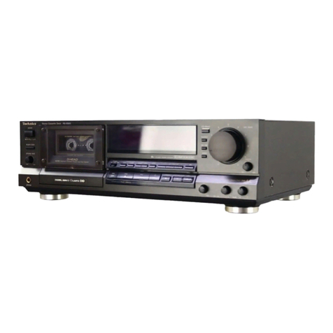 Technics RS-B965 User manual Technics RS-B965 User manual