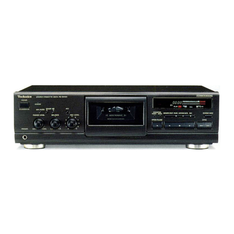 Technics RS-BX501 - SERVICE User manual