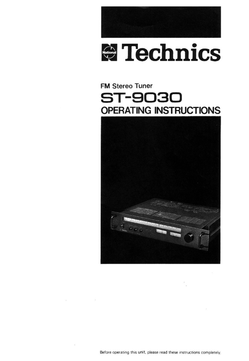 Technics ST-9030 User manual