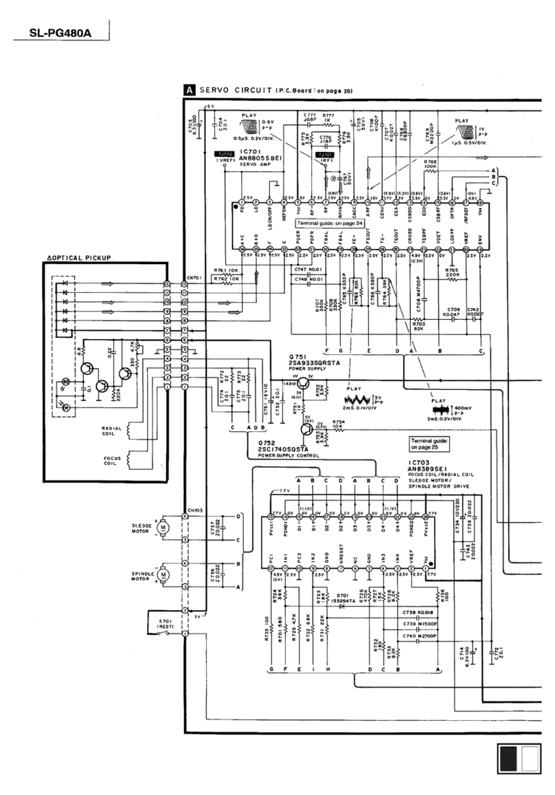 Technics SL-PG480A - schematics User manual