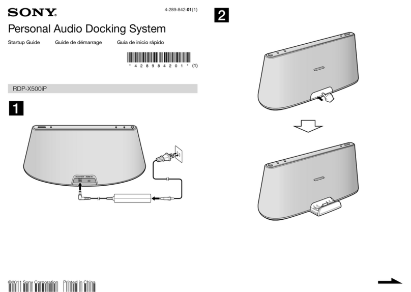Sony RDP-X500IP User guide